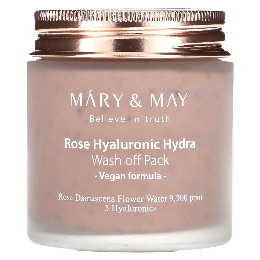 Mary & May Rose Hyaluronic Hydra Wash Off Face Mask Pack 4.4 oz New Exp 2025